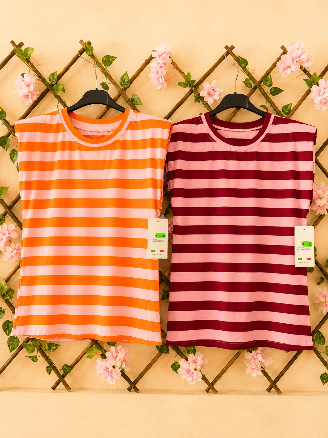 Blusa rayas hombreras