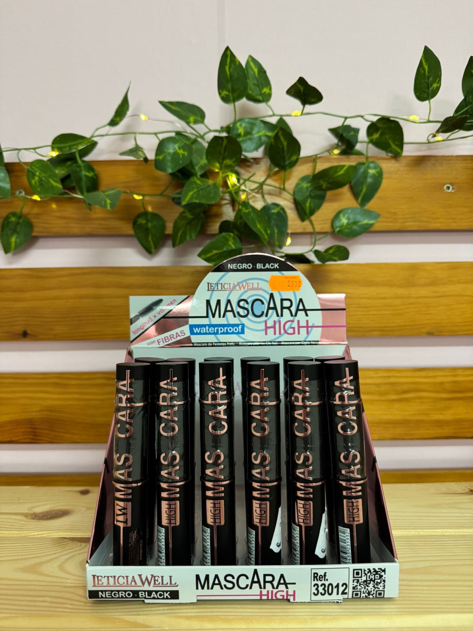 Máscara de pestañas waterproof