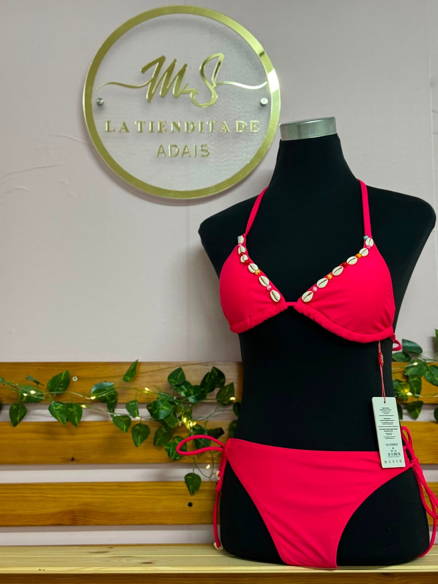 Bikini concha Frambuesa