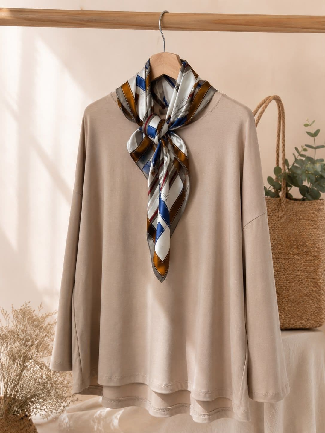 Sudadera con pañuelo